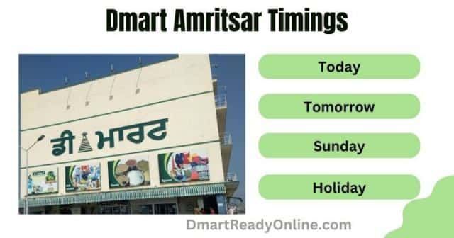 Dmart Amritsar Timings