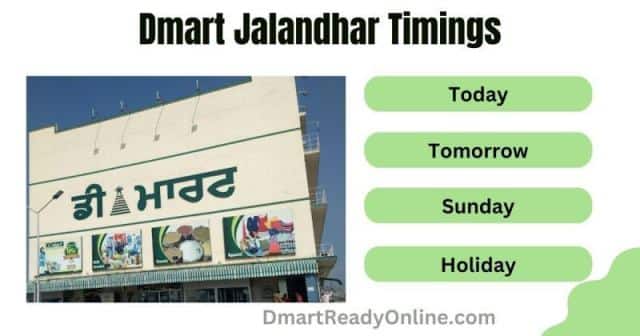 Dmart Jalandhar Timings