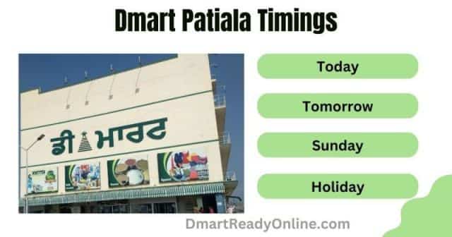 Dmart Patiala Timings